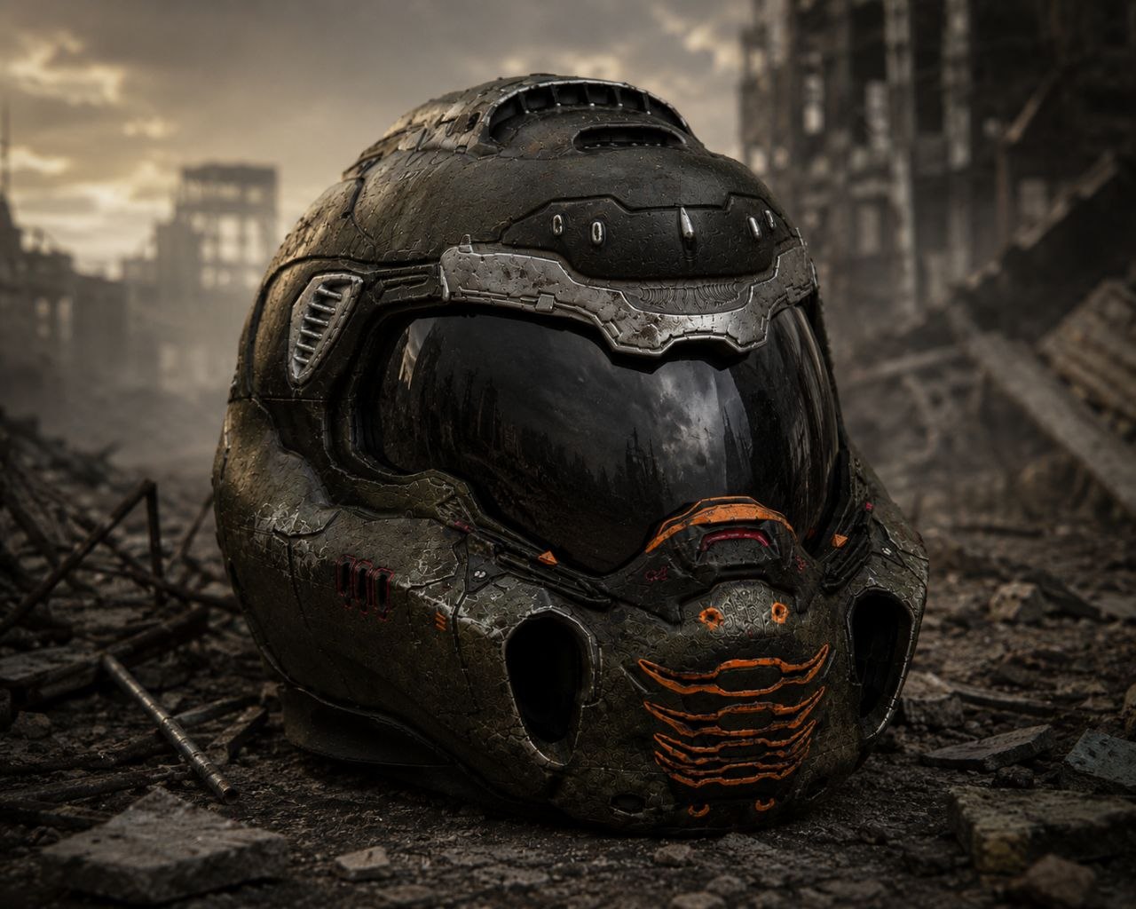Шолом Doom Slayer – Battle Worn Edition